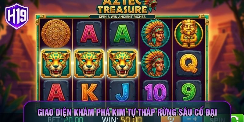 Giao diện khám phá kim tự tháp rừng sâu cổ đại