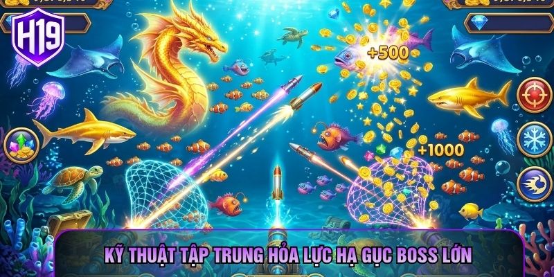 Kỹ thuật tập trung hỏa lực hạ gục Boss lớn