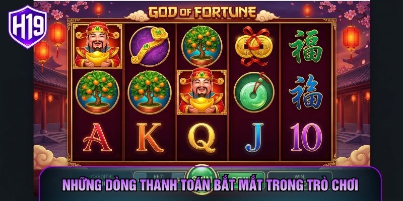 Những dòng thanh toán bắt mắt trong trò chơi Những dòng thanh toán bắt mắt trong trò chơi