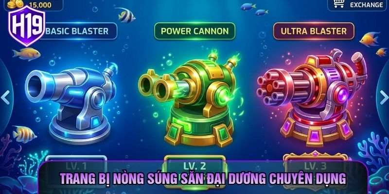 Trang bị nòng súng săn đại dương chuyên dụng